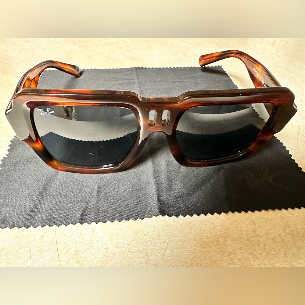 Ray-Ban “Magellan” Tortoise Sunglasses